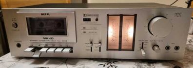 From 1980 Nikko ND-390 II Stereo Cassette Deck, working perfect.