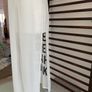 long tunic with side slits Bnwt.  Short sleeve white with black logo Image 8