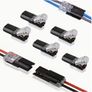 50pcs D2 Double Line Interlocking Detachable LED Without Welding, 2-pin Bidirectional Insert Cable Buckle Connector, Image 8