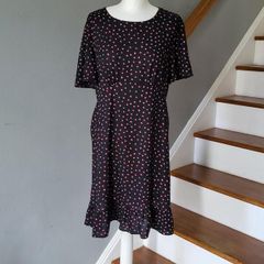 Dorothy Perkins polka dot dress, Size 12