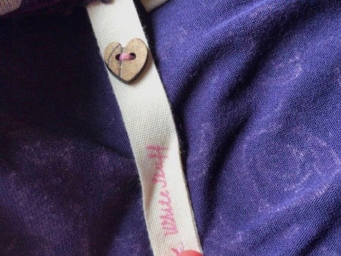 White Stuff Ladies Purple Floral Midi Jersey Dress Uk 10 Including Postage