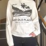 Pull & Bear Cream Graphic Hoodie - Size 8/S/36 Image 3