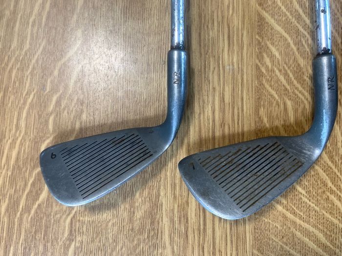 Set of golf clubs