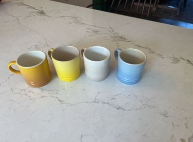 Le Creuset Espresso Cups 0.1L x4