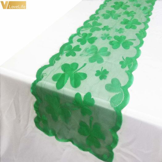 St. Patrick's Day 13 "x 72" lace tablecloth
