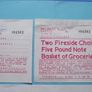 1972 Two tickets from Mens' Sodality Raffle in aid of Jesuit Missions Image 2