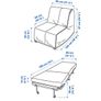 Chair Bed | Single Sofa Bed | Immaculate condition | Ikea Image 2