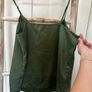J.Crew green satin string top Image 4