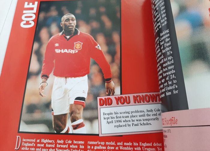 man United vintage book1996