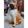 St Bernard Ceramic Floor Statue KAS1371 Image 3