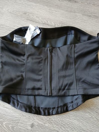 New Black beaded bustier top size 20