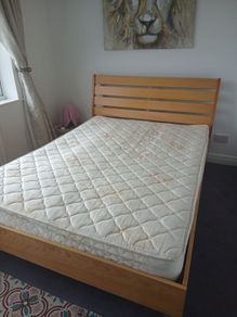 Double bed plus mattress