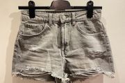 PENNEYS Primark Denim Jeans Shorts Grey Size 6!