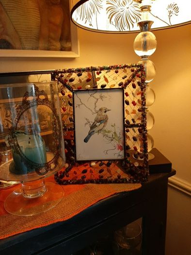 Beaded Picture Frame
