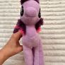 My Little Pony Twilight Sparkle Famosa Softies Plush approx. 30 cm. Used Please see photos Image 10