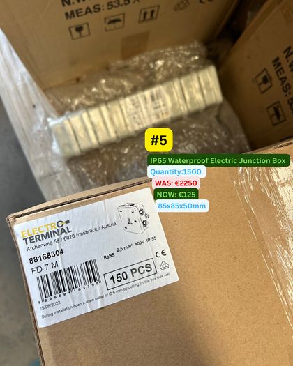 1500 x Electro Terminal Electrical Junction Boxes FD7M IP55