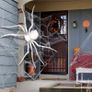 Halloween White Giant Spider, 150cm Hairy Spiders Halloween Realistic Large Fake Hairy Spider Props for Halloween Indoor Outdoor Decorations Image 4
