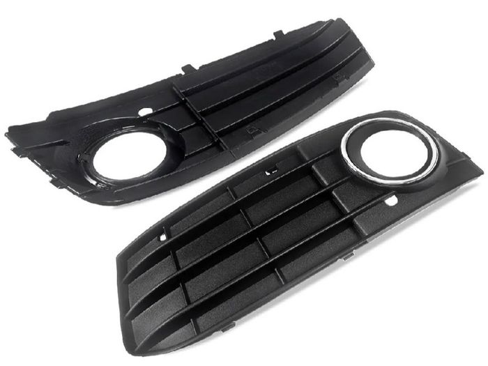 2 x Front Bumper Fog Light Lamp Cover Grill For Audi A4 SE B8 A4L 2009-2012 NEW