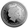 2018 Gibraltar 1 Pound 1 Oz Silver Bullion Coin Royal Arms of England ( In Capsule) Image 2