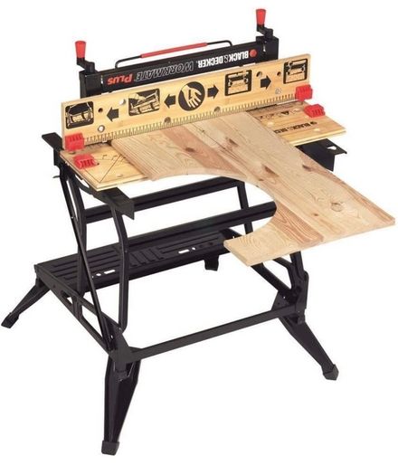Workmate Plus, Work Bench Tool Stand Saw Horse , Dual Height with Heavy Duty Steel Frame (FREE POSTAGE)