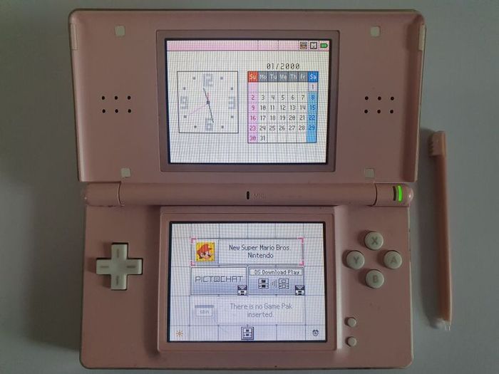 Nintendo DS Lite white/pink