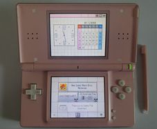 Nintendo DS Lite white/pink