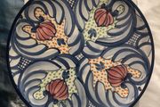 Spanish pottery plate