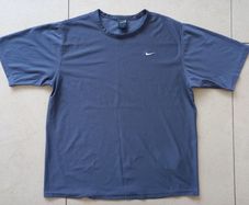 Nike Mens DRI-FIT Running T-Shirt Medium Grey