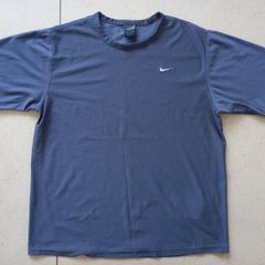 Nike Mens DRI-FIT Running T-Shirt Medium Grey