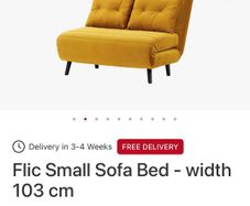 Mustard Sofa Bed from SLF.ie