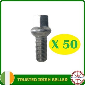 50 x Wheel Bolts FIT Audi, VW, Skoda, Seat- Ideal for motor trade (S50)