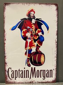 Captain Morgan Tin Metal sign