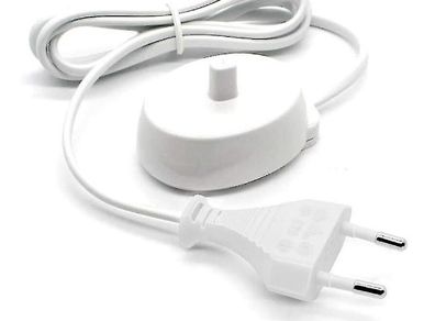 Braun 2 pin Electric Toothbrush Inductive Trickle Charger Base Type 3757 Oral B White