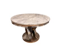 Chrome and Marble Design Table