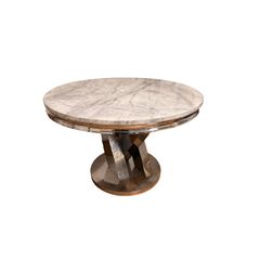 Chrome and Marble Design Table