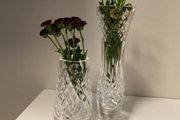 Two Tyrone crystal vases