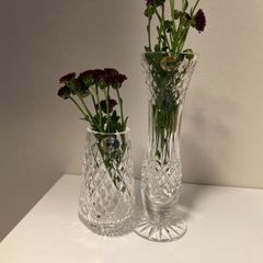 Two Tyrone crystal vases