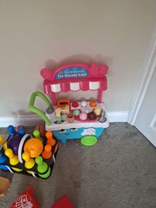 leap frog ice cream cart