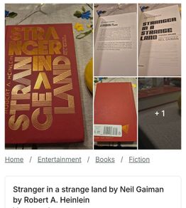 Stranger in a strange land special edition, Neil Gaiman