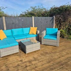 Garden Rattan Sofa Set, Exclusive Outdoor Furnitur