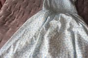 Floral summer dress size L with sleeve