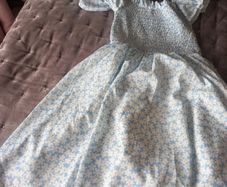 Floral summer dress size L with sleeve