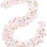 FREE P&P 2 Pack Artificial Silk Cherry Blossom Hanging Vine Garland for Wedding Home Garden Party Decor Image 3