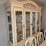 limed oak full size 8 seater table and matching unit Image 4