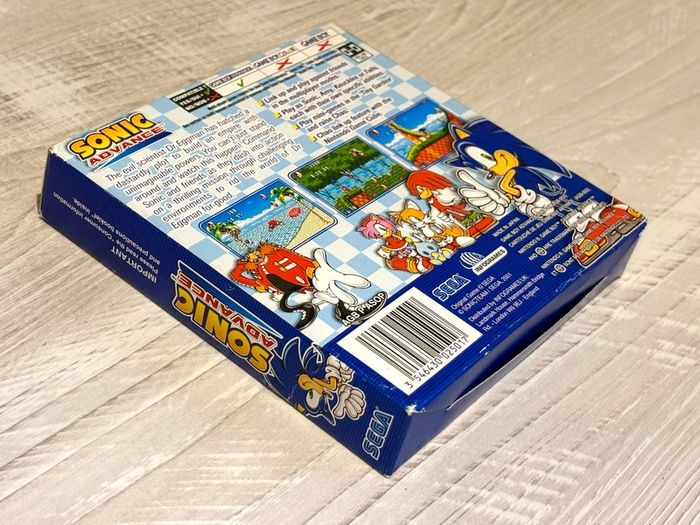 Sonic Advance for Game Boy Advance Boxed