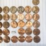 Set Of US 1 Cent Coins 1959 - 2011 Image 2