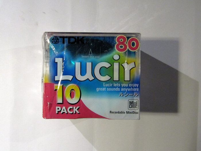 [New] Pack of 10 TDK Lucir 80 MiniDisc blanks