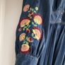 MONSOON Denim Embroidered Midi Dress with pockets Sz 14 - Rrp 110 (New) Image 5