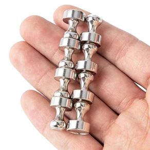 10pcs Strong Magnetic Thumbtack T12X16 Metal Magnetic Nail Kitchen Painting Pendant Punch Free Magnetic Thumbtack Magnet