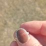 Mid Century Large Oval Cabochon Agate Sterling Silver Ring Image 7